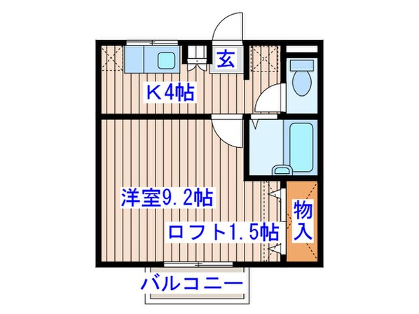 カーサ二本杉の物件間取画像